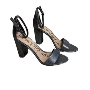 Sam Edelman Womens Yaro Gray and Silver Metallic Heels Size 10